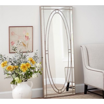 Nordic simple floor decoration mirror