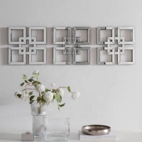 new style square mirror wall art decoration